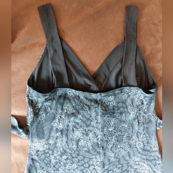 🎀2 for 50🎀 SAN FRANCISCO - midi black silver sparkling dress - Picture 6 of 7